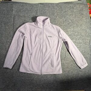 Columbia Benton Springs Fleece Jacket Lavender Purple Full Zip Large
